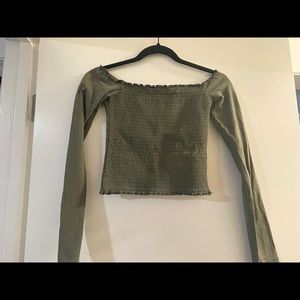 Junior’s Cropped Long Sleeve Tops